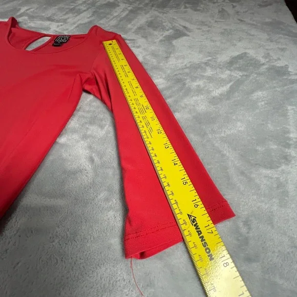 Clara Sun Woo Womens Dress Sz M Lagenlook Relaxed Casual Stretch Comfy Red - Picture 5 of 10